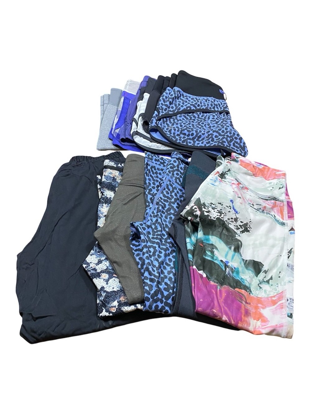 Lululemon Capris Shorts Tights Pants Bundle Size 4 12 Pieces Reseller Bundle Gym